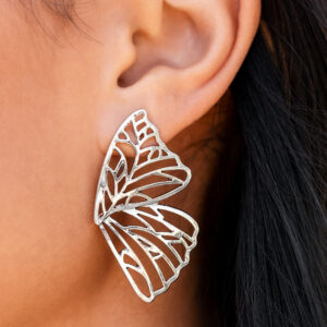 4 butterfly frills silver qty 12 2