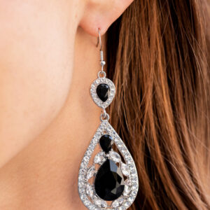poshpageantry blackearrings1