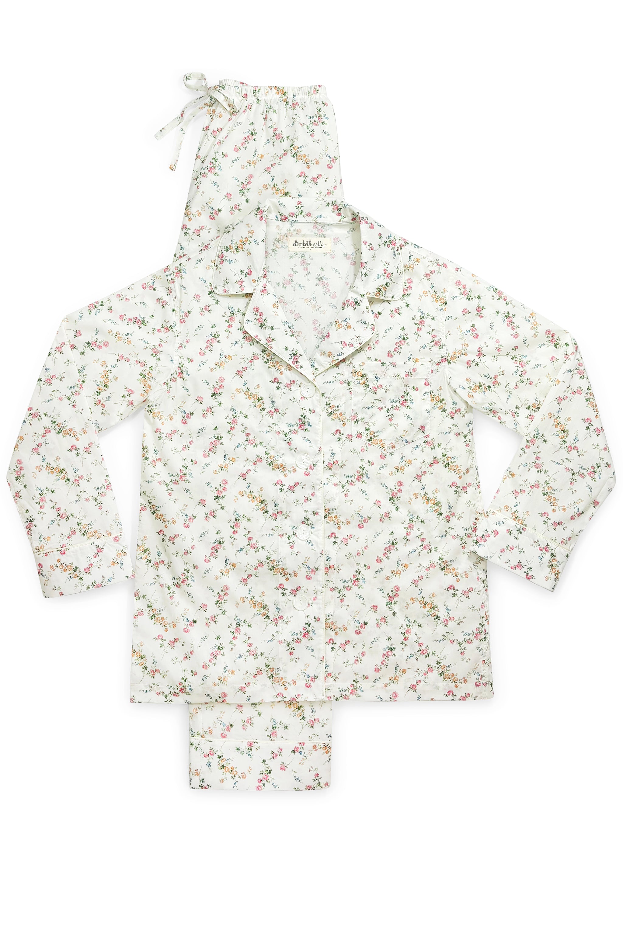 luxury cotton pajamas liberty white elizabeth luxury cotton pajamas liberty white elizabeth