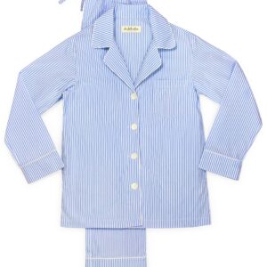 luxury cotton pajamas pinstripe