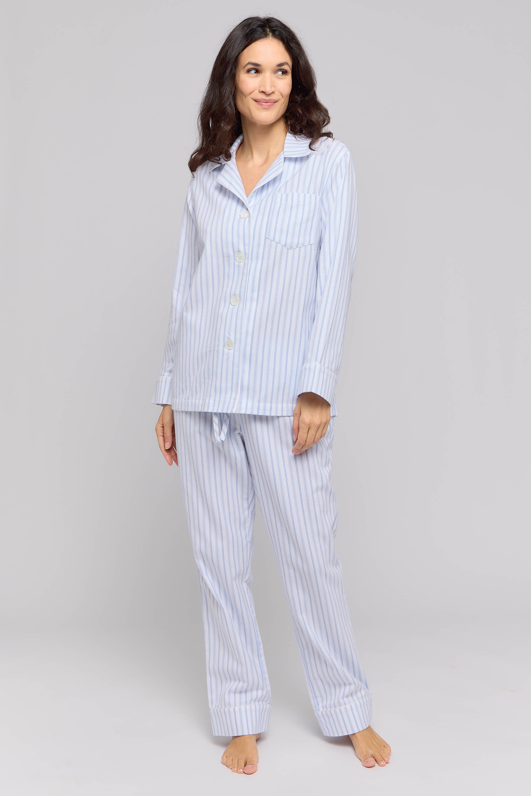 luxury flannel pajamas sky stripe edit hair luxury flannel pajamas sky stripe edit hair
